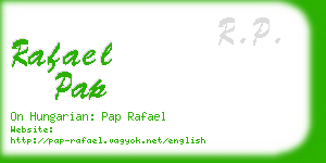 rafael pap business card